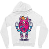 all seeing bunny Zipper Hoodie