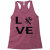 love hairstylist Racerback Tank