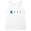 funny 80s pacman cookie monster retro gaming Tank Top