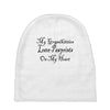 grandkitties pawprints Baby Beanies