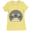 totoro Ladies Fitted T-Shirt