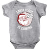 santa claus is coming Baby Bodysuit