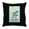 2 stroke aftershave, ideal birthday gift present. Throw Pillow