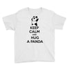 keep calm and hug a panda Youth Tee