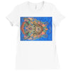 Bali barong Ladies Fitted T-Shirt