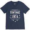 original parts vintage established 1974 perfectly aged V-Neck Tee