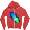 the birthplace of inspiration Zipper Hoodie