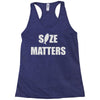 size matters Racerback Tank