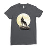 howl at the moon Ladies Fitted T-Shirt