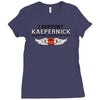 I Support Kaepernick Ladies Fitted T-Shirt