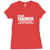 engineer funny Ladies Fitted T-Shirt