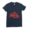 lace up Ladies Fitted T-Shirt