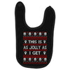 emo gothic ugly christmas sweater. Baby Bibs