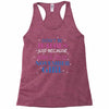don't be jealous just because i'm a super cute november girl Racerback Tank