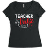 teacher tribe Women's Triblend Scoop T-shirt