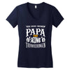 papa   tatowierungen Women's V-Neck T-Shirt