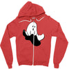 flying ghost Zipper Hoodie