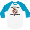 mo money mo pizzas 3/4 Sleeve Shirt