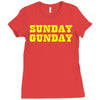 sunday gunday Ladies Fitted T-Shirt