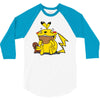 pika chu 3/4 Sleeve Shirt