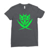 autobot and decepticon symbols Ladies Fitted T-Shirt