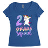 2nd grade squad Women's Triblend Scoop T-shirt