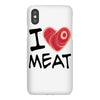 i love meat iPhoneX Case