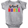 School Nurse Baby Bodysuit