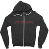 i love you but if zombies cgase us i'm tripping you Zipper Hoodie