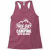 Camper Couple Man White Racerback Tank