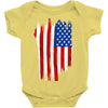 sa distress flag cool american Baby Onesie