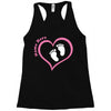 Baby Girl with Heart Any Name Customized Racerback Tank