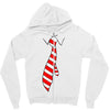 tie Zipper Hoodie