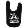 white ink camping is in tents funny Baby Bibs