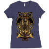 death pirate Ladies Fitted T-Shirt