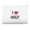 i love harley Accessory Pouches
