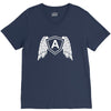 wings letter a V-Neck Tee