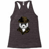 panda rorschach Racerback Tank