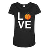 love pumpkin Maternity Scoop Neck T-shirt
