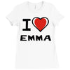 i love emma Ladies Fitted T-Shirt
