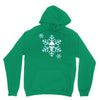 skull snowflakes alternative christmas jumper Unisex Hoodie