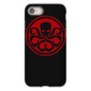 red skull logo avengers marvel comics gift iPhone 8 Case