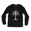 white tree of gondor Long Sleeve Shirts