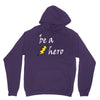 be a hero logo white Unisex Hoodie