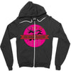mustache Zipper Hoodie