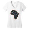 african black panther Women's V-Neck T-Shirt
