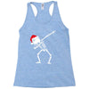 skeleton dabbing christmas Racerback Tank