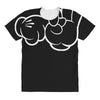 rude hands, ideal gift or birthday present. All Over Women's T-shirt