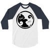 yinyang cats 3/4 Sleeve Shirt