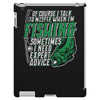 talk to myself fishing iPad 3 and 4 Case